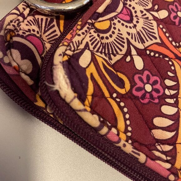 Vera Bradley Waverly Black & White Shoulder Tote Bag Floral 11" x 10"! - Picture 5 of 6